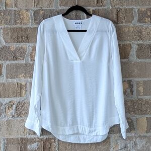 HOPE Stockholm White Dive Shirt Size EU36